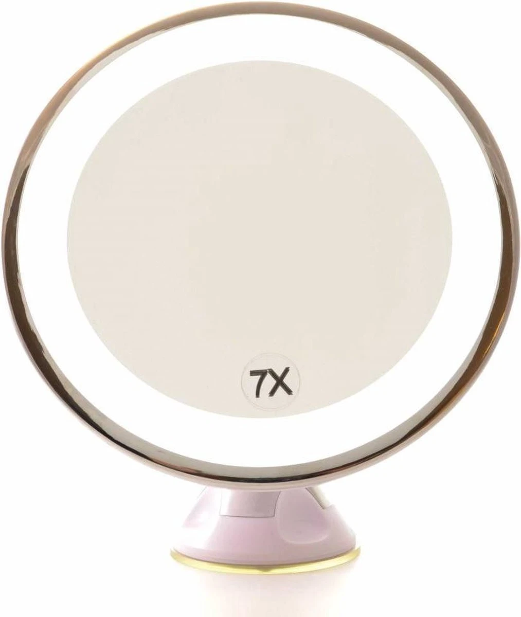 Gérard Brinard Zuignapspiegel Verlichte Make Up Spiegel LED 7x Vergroting Ø17cm Spiegels 4 Gérard Brinard Zuignapspiegel Verlichte Make Up Spiegel LED 7x Vergroting Ø17cm Spiegels - Afbeelding 2