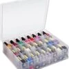 Nagellak Organizer - Koffer Met Vakverdeling - Ruimte Voor 48 Verschillende Nagellakpotjes - 35 X 30 Cm - Kunststof - Naaigarenopbergkoffer -Cosmetica Promotiewinkel 1027x1200 3
