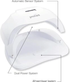 Promed UVL-54 , Allround UV / LED Lamp Voor Nagels, Incl. Infrarood Sensor En Timer. Met High-Definition-LED's, Voorzien Van ' Anti-Heat-Funktion ' / ' Painless Function'' En Dual Power Systeem. -Cosmetica Promotiewinkel 1037x1200 5
