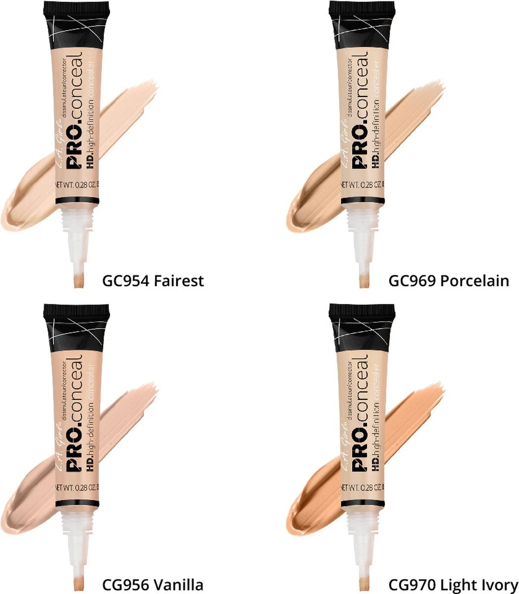 LA Girl - HD PRO Concealer - Pure Beige 6 LA Girl - HD PRO Concealer - Pure Beige - Afbeelding 4