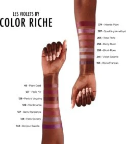 L’Oréal Paris Lippenstift Color Riche Satin - 142 Bonjour Bastille Paars -Cosmetica Promotiewinkel 1053x1200