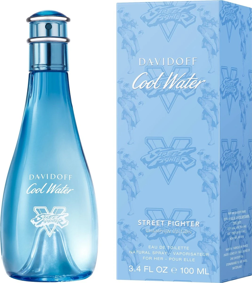 Davidoff Cool Water Summer Street Fighter Champion Edition Woman - EDT 4 Davidoff Cool Water Summer Street Fighter Champion Edition Woman - EDT - Afbeelding 2