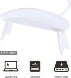 WiseGoods - Premium Nagel LED Lamp Gelnagels - Nagellak Droger - Gellak - 6W - Wit -Cosmetica Promotiewinkel 1093x1200 3