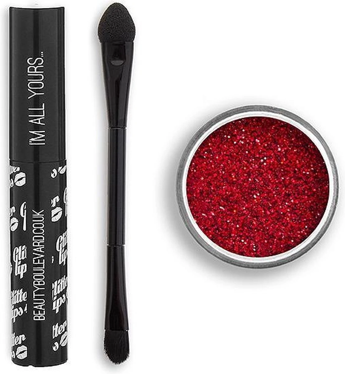 Beauty Blvd Glitter Lips Ruby Slippers 3 Piece Gift Set: Gloss Bond 3.5ml - Glitter 3g - Lip Brush 5 Beauty Blvd Glitter Lips Ruby Slippers 3 Piece Gift Set: Gloss Bond 3.5ml - Glitter 3g - Lip Brush - Afbeelding 3