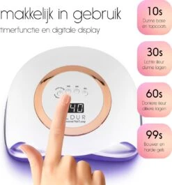 Eldur® Nageldroger - Nagellamp 168W - Gelnagels UV Lamp Nagels - Gellak Lamp 10 Eldur® Nageldroger - Nagellamp 168W - Gelnagels UV Lamp Nagels - Gellak Lamp -Cosmetica Promotiewinkel 1120x1200 4
