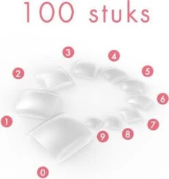 Veronica NAIL-PRODUCTS 100 Stuks, Teennagels TRANSPARANT / CLEAR In Een Nagel Box. -Cosmetica Promotiewinkel 1130x1200 1