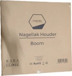 Confibel Nagellak Houder - Nagellak Flesjes Organizer - Essentiële Oliën Organizer - Rek Voor Flesjes - Wanddecoratie - Zwart -Cosmetica Promotiewinkel 1146x1200 1