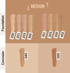 Rimmel London Match Perfection Foundation 301 Warm Honey -Cosmetica Promotiewinkel 1154x1200 1