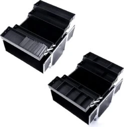 A.T. Shop Cosmeticakoffer, Make-up Koffer, Beauty Case, Bewaren Van Make-up, Nagellak. Zwart -Cosmetica Promotiewinkel 1172x1200 4