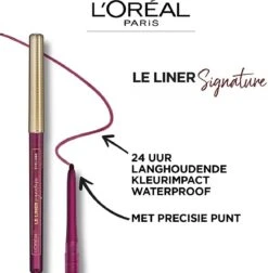 L’Oréal Paris Le Liner Signature Oogpotlood - 04 Gold Velvet – Goud - Waterproof -Cosmetica Promotiewinkel 1174x1200 3
