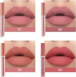 Set Van 6 X Matte Lip Gloss Nude | Lipgloss Matte Set | Waterproof | Nude Kleuren -Cosmetica Promotiewinkel 1177x1200 3