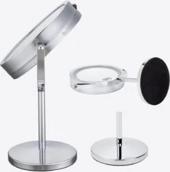 A&K Make Up Spiegel Met Ringverlichting | LED Verlichting | Scheerspiegel - Zilver -Cosmetica Promotiewinkel 1182x1200 3