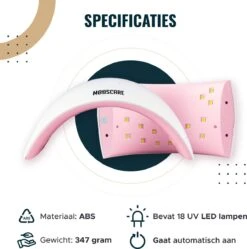 MOOSCARE 36 Watt LED Lamp Voor Gellak Nagels – Nageldroger – Gellak Lamp - UV Lamp Gelnagels - Nail Art Nagellamp - Gel Nagellak Nageldroger -Cosmetica Promotiewinkel 1191x1200 9