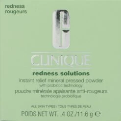 Clinique Redness Solution Instant Relief Mineral Pressed Powder - Concealer - 11.6 G 12 Clinique Redness Solution Instant Relief Mineral Pressed Powder - Concealer - 11.6 G -Cosmetica Promotiewinkel 1194x1200