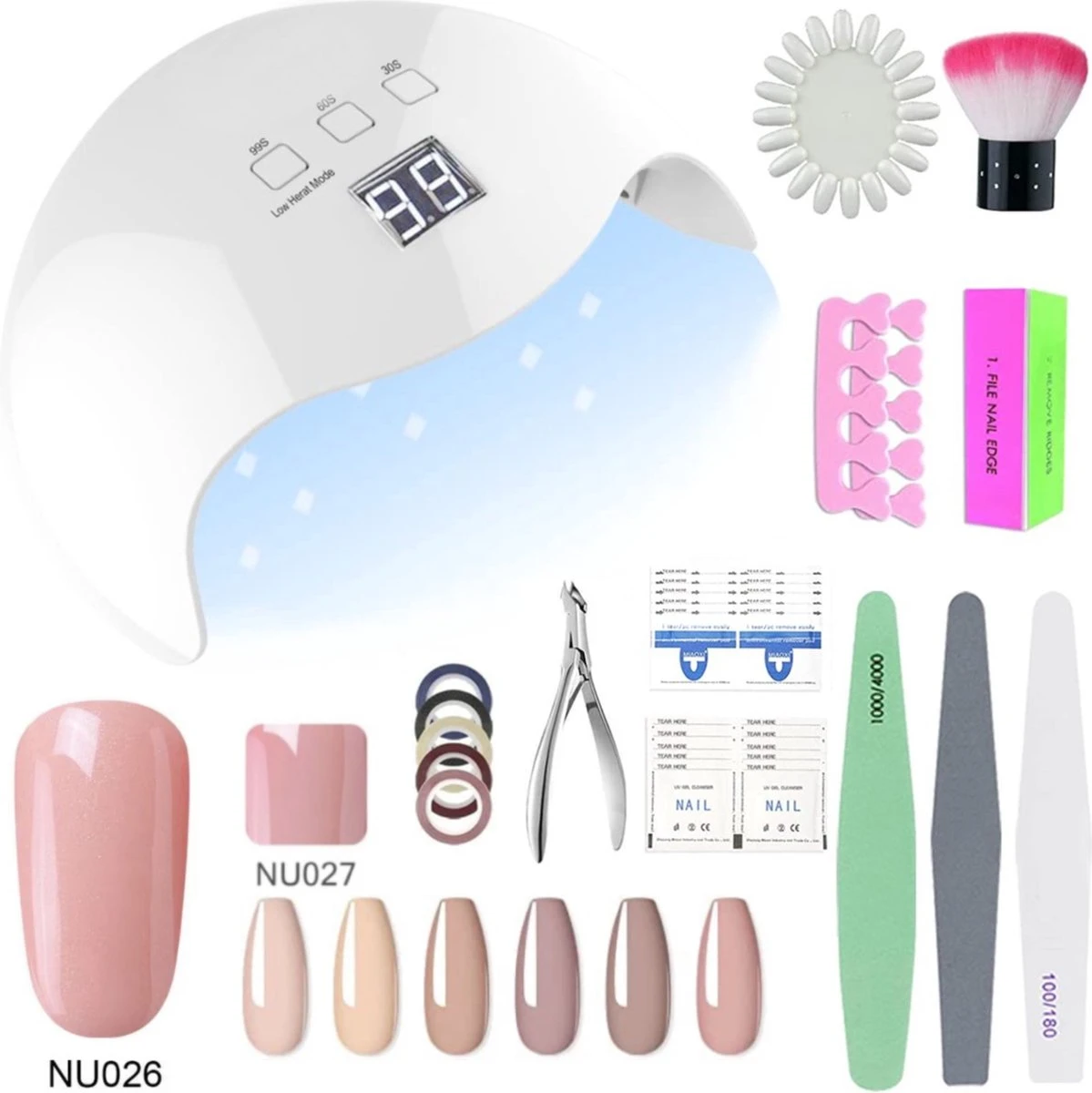 Gellak Starterspakket - 6 Kleuren - UV Lamp 48W - Gellak - Gel Nagellak - Gellak Set 3 Gellak Starterspakket - 6 Kleuren - UV Lamp 48W - Gellak - Gel Nagellak - Gellak Set