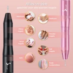 Simver Elektrische Nagelfrees - 11 Nagelvijl Bitjes En 56 Schuurrolletjes - Manicure / Pedicure - Roze - Cadeautip - Kerstcadeau 14 Simver Elektrische Nagelfrees - 11 Nagelvijl Bitjes En 56 Schuurrolletjes - Manicure / Pedicure - Roze - Cadeautip - Kerstcadeau -Cosmetica Promotiewinkel 1199x1200 18