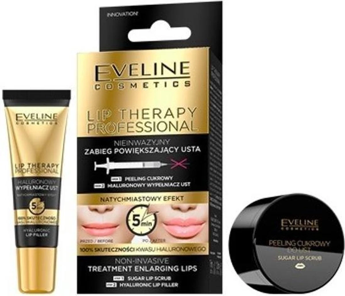 Eveline Cosmetics Non-invasive Two Step Lip Therapy Treatment Enlarging Lips 4 Eveline Cosmetics Non-invasive Two Step Lip Therapy Treatment Enlarging Lips - Afbeelding 2