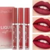 Lippenstift - Lippenstift Langhoudend - Matte Lippenstift - Set Van 3 - Vloeibare Lippenstif 1 Lippenstift - Lippenstift Langhoudend - Matte Lippenstift - Set Van 3 - Vloeibare Lippenstif -Cosmetica Promotiewinkel 1200x1061