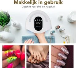 BoraPora Professionele Nageldroger - 280 Watt UV LED Lamp Nagels - 66 Leds - Nagel UV Lamp - Gellak Lamp - Nagellamp - Nagellamp Led - Nagellamp Voor Gel Nagellak - Nagellamp Led Uv - Nagellamp Uv - Nagellamp Gelnagels - Gellak - Nageldroger -Cosmetica Promotiewinkel 1200x1074 2