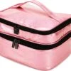 YONO Nagellak Tas - Nagelkoffer Beautycase - Cosmetica Koffer - Manicure Organizer - Roze -Cosmetica Promotiewinkel 1200x1084 2