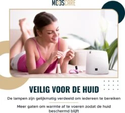 MOOSCARE 36 Watt LED Lamp Voor Gellak Nagels – Nageldroger – Gellak Lamp - UV Lamp Gelnagels - Nail Art Nagellamp - Gel Nagellak Nageldroger -Cosmetica Promotiewinkel 1200x1090 2