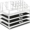 Merkloos Make-up Organizer, Make Up Opberger, 3 Laden, Opbergdoos, Make-up Bewaardoos -Cosmetica Promotiewinkel 1200x1109 1