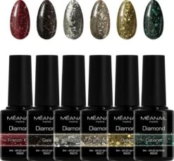 Méanail - Gellak - Parisienne - Shiny Star - Gel Nagellak - 6 X 8ml