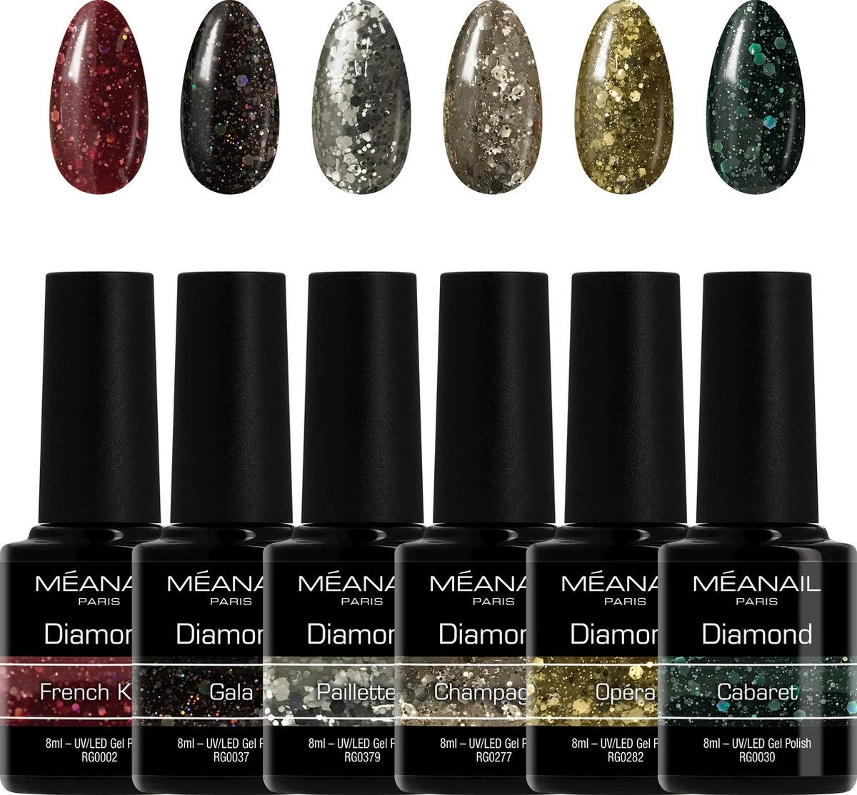 Méanail - Gellak - Parisienne - Shiny Star - Gel Nagellak - 6 X 8ml 3 Méanail - Gellak - Parisienne - Shiny Star - Gel Nagellak - 6 X 8ml