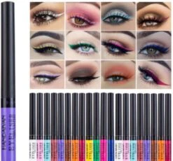 Handaiyan Liquid Eyeliner – 12 Verschillende Kleuren - Make Up – Set - Kleur - Cadeau - Kleuren - Waterproof & Langhoudend 26 Handaiyan Liquid Eyeliner – 12 Verschillende Kleuren - Make Up – Set - Kleur - Cadeau - Kleuren - Waterproof & Langhoudend -Cosmetica Promotiewinkel 1200x1116 2
