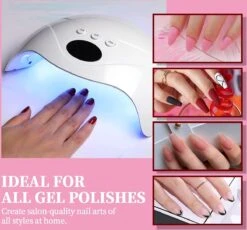Gellak Starterspakket - 6 Kleuren - UV Lamp 48W - Gellak - Gel Nagellak - Gellak Set 11 Gellak Starterspakket - 6 Kleuren - UV Lamp 48W - Gellak - Gel Nagellak - Gellak Set -Cosmetica Promotiewinkel 1200x1117 4