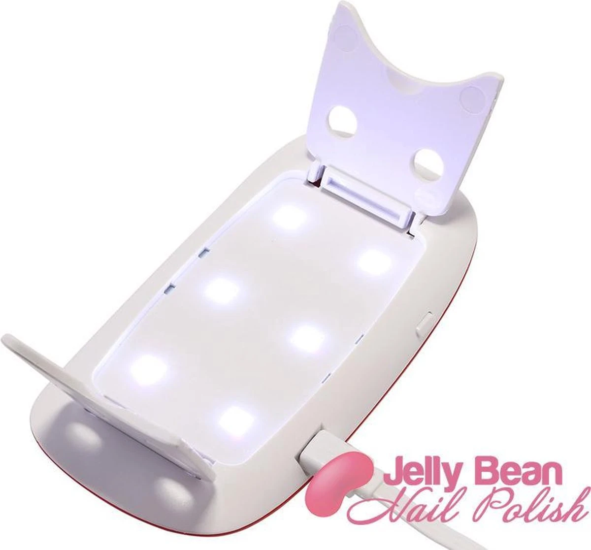 Jelly Bean Nail Polish UV Lamp 6W - Sun Mini 6W 6 Leds - Premium UV Nagellamp Voor Gel Nagellak 5 Jelly Bean Nail Polish UV Lamp 6W - Sun Mini 6W 6 Leds - Premium UV Nagellamp Voor Gel Nagellak - Afbeelding 3