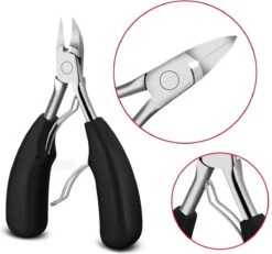 WVspecials® Professionele Zwarte Nagelschaar - Kalknagel Schaar - Ingegroeide Teennagel - Nageltang Groot -Nagelschaar Voor Harde Nagels - Teennagel - Nageltang - Nagelschaartje - Nagelschaar - Kalknagels - Schaar - Hand Verzorging - Nagelknipper -Cosmetica Promotiewinkel 1200x1124 4