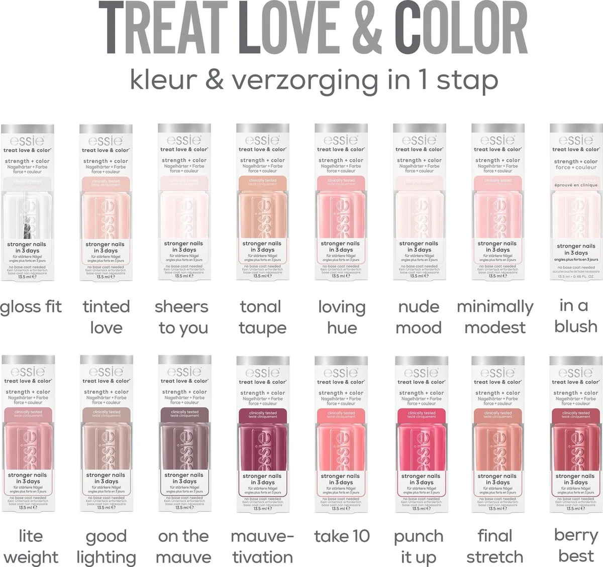 Essie - TREAT LOVE & COLOR™ - 30 Minimally Modest - Roze Nagellak - 13,5 Ml 6 Essie - TREAT LOVE & COLOR™ - 30 Minimally Modest - Roze Nagellak - 13,5 Ml - Afbeelding 4