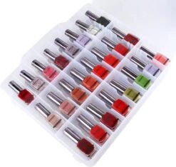 Nagellak Organizer - Koffer Met Vakverdeling - Ruimte Voor 48 Verschillende Nagellakpotjes - 35 X 30 Cm - Kunststof - Naaigarenopbergkoffer -Cosmetica Promotiewinkel 1200x1135 2