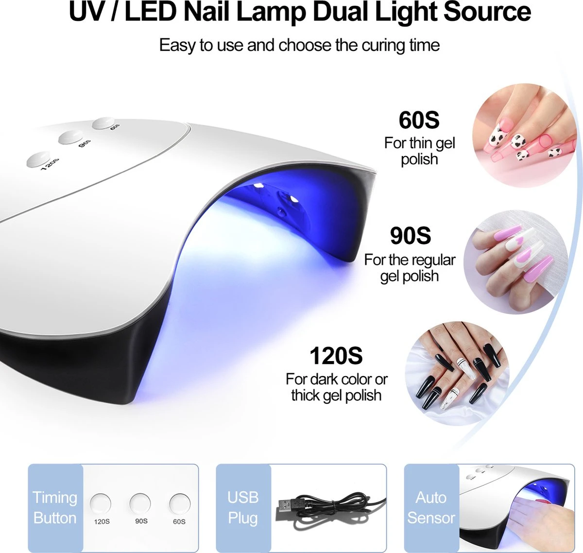 Royala D6 Gellak - Gellak Starterspakket 10 Kleuren - Gellak - Gellak Set - UV LED Lamp 36W - Manicure - Nagellak - Nail Art - 10 Kleuren Gel Polish - Nagellakset - Gellakset 6 Royala D6 Gellak - Gellak Starterspakket 10 Kleuren - Gellak - Gellak Set - UV LED Lamp 36W - Manicure - Nagellak - Nail Art - 10 Kleuren Gel Polish - Nagellakset - Gellakset - Afbeelding 4