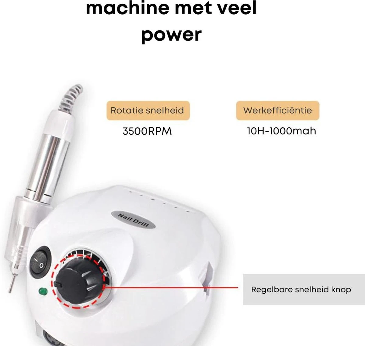 Merkloos Gellak Startespakket - Professioneel- Gellak - Gellak Lamp - Lamp 120W - Nagelpolijstmachine 35000 RPM - Pedaalbesturing - Nageldroger Met LED - Acryl Nagel - Gellak Set - Gellak Remover - 12 Kleuren Polygel 10 Merkloos Gellak Startespakket - Professioneel- Gellak - Gellak Lamp - Lamp 120W - Nagelpolijstmachine 35000 RPM - Pedaalbesturing - Nageldroger Met LED - Acryl Nagel - Gellak Set - Gellak Remover - 12 Kleuren Polygel - Afbeelding 8