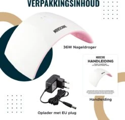 MOOSCARE 36 Watt LED Lamp Voor Gellak Nagels – Nageldroger – Gellak Lamp - UV Lamp Gelnagels - Nail Art Nagellamp - Gel Nagellak Nageldroger -Cosmetica Promotiewinkel 1200x1145 4