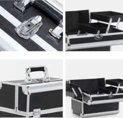 Confibel Make Up Koffer - Uitklapbaar - 5 Opbergbakken - Met Slot 23 Confibel Make Up Koffer - Uitklapbaar - 5 Opbergbakken - Met Slot -Cosmetica Promotiewinkel 1200x1153 2