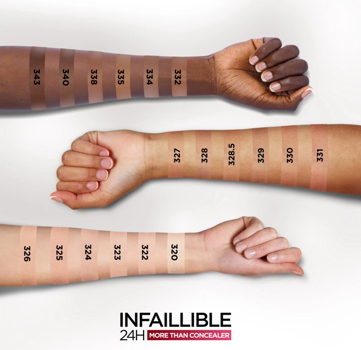 L'Oréal Paris - Infaillible More Than Concealer - 328.5 Crème Brûlée -Langhoudende Concealer Met Een Hoge Dekking - 11ml 6 L'Oréal Paris - Infaillible More Than Concealer - 328.5 Crème Brûlée -Langhoudende Concealer Met Een Hoge Dekking - 11ml - Afbeelding 4