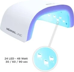 Méanail - Gellak – Led Lamp 48w - Gellak Starterspakket - Gel Nagellak - Basic Nude -Cosmetica Promotiewinkel 1200x1166 7