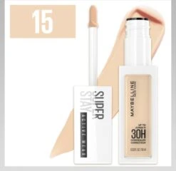 Maybelline SuperStay 30H Active Wear Concealer - 15 Light -Cosmetica Promotiewinkel 1200x1168
