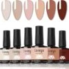 Luneya Gellak - Nude Tones Edition - 6-Delige Gellak Starterspakket - Gel Nagellak -Cosmetica Promotiewinkel 1200x1172 4