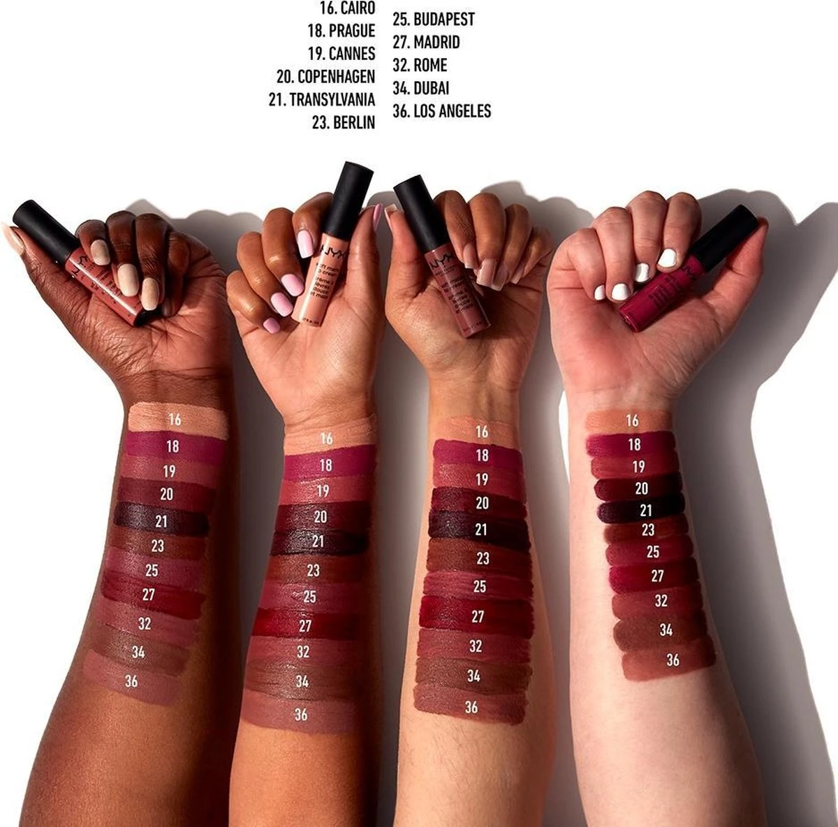 NYX Professional Makeup Soft Matte Lip Cream - Tokyo SMLC03 - Liquid Lippenstift - 8 Ml 7 NYX Professional Makeup Soft Matte Lip Cream - Tokyo SMLC03 - Liquid Lippenstift - 8 Ml - Afbeelding 5