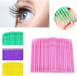 Wegwerp Microbrushes - Wimpers Uitbreiding - Individuele Lash Verwijderen - Wattenstaafje - Micro Borstel Voor Wimper Extensions Tool- Microbrush - 100stuks Roze -Cosmetica Promotiewinkel 1200x1185 1
