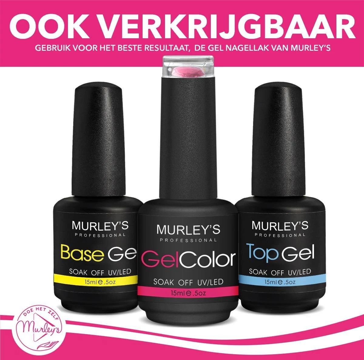 MURLEY’s Base & Top Coat Gellak Set- Acryl Basecoat & Topcoat - 2x 15ml - Gel Nagellak - Gelnagellak - UV / LED Lamp Gelnagels 8 MURLEY’s Base & Top Coat Gellak Set- Acryl Basecoat & Topcoat - 2x 15ml - Gel Nagellak - Gelnagellak - UV / LED Lamp Gelnagels - Afbeelding 6