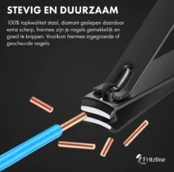 Fritzline© Manicureset 7 Delig - Nagelset Incl. Nagelvijl & Nagelknipper - Nagel Verzorging - Zwart -Cosmetica Promotiewinkel 1200x1185 4