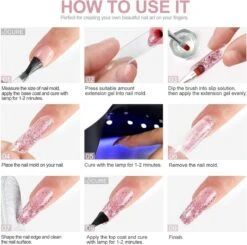 Polygel- 6 KLEUREN SET - 15 ML - Polygel Kit - Polygel Nagels - Polygel Kleuren -Cosmetica Promotiewinkel 1200x1190 12