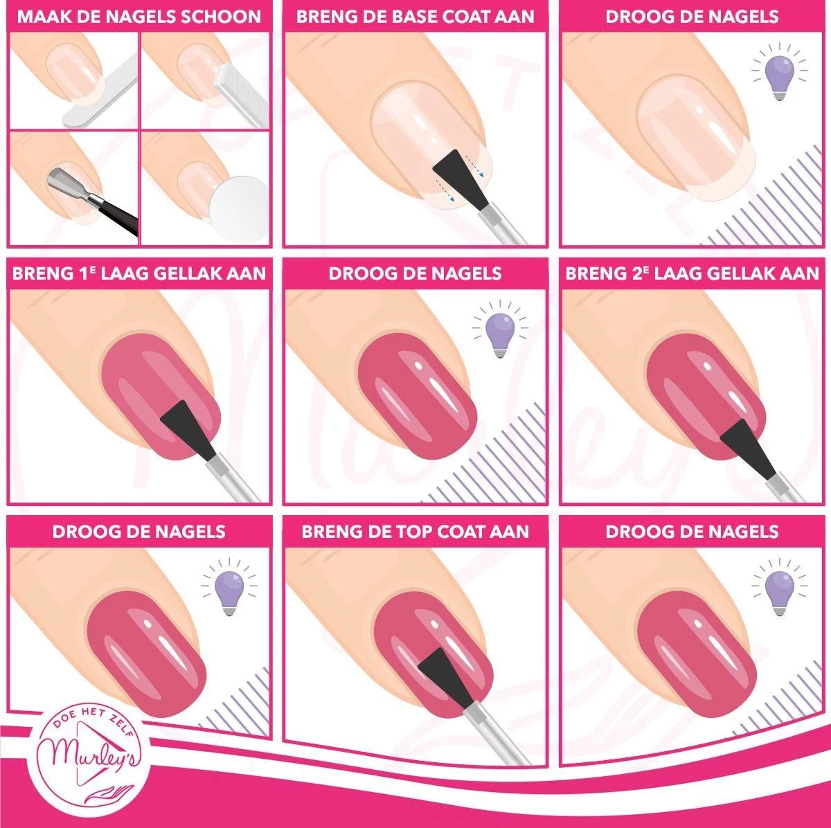 MURLEY’s Base & Top Coat Gellak Set- Acryl Basecoat & Topcoat - 2x 15ml - Gel Nagellak - Gelnagellak - UV / LED Lamp Gelnagels 5 MURLEY’s Base & Top Coat Gellak Set- Acryl Basecoat & Topcoat - 2x 15ml - Gel Nagellak - Gelnagellak - UV / LED Lamp Gelnagels - Afbeelding 3