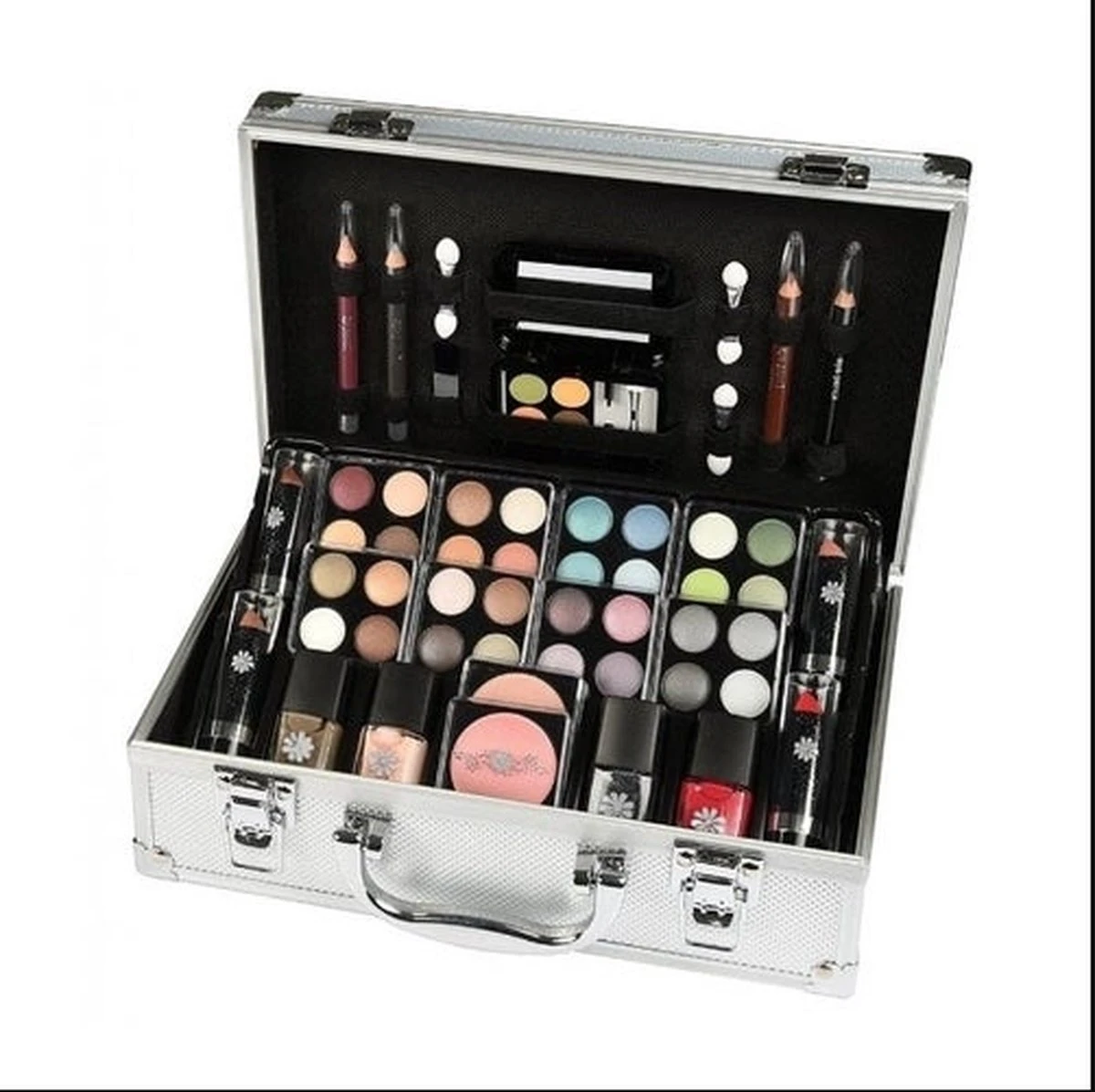 Make Up Koffer Gevuld | Cosmetics Make-Up Set 51-Delig | Make Up | Make Up Koffer Met Inhoud | Make Up Koffer 5 Make Up Koffer Gevuld | Cosmetics Make-Up Set 51-Delig | Make Up | Make Up Koffer Met Inhoud | Make Up Koffer - Afbeelding 3