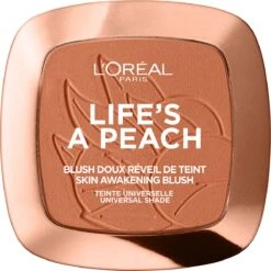 L’Oréal Paris Make-Up Designer Wake Up & Glow Blush - 01 Life's A Peach - Blush -Cosmetica Promotiewinkel 1200x1198 10